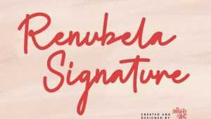 Renubela Signature Font › Fontesk