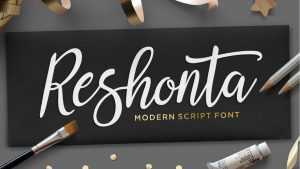 Reshonta Script › Fontesk