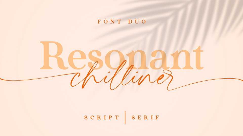 Resonant Chilliner Font › Fontesk