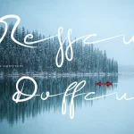ResscuDoffcu Handwritten Font - Fonte Grátis ResscuDoffcu Handwritten Font