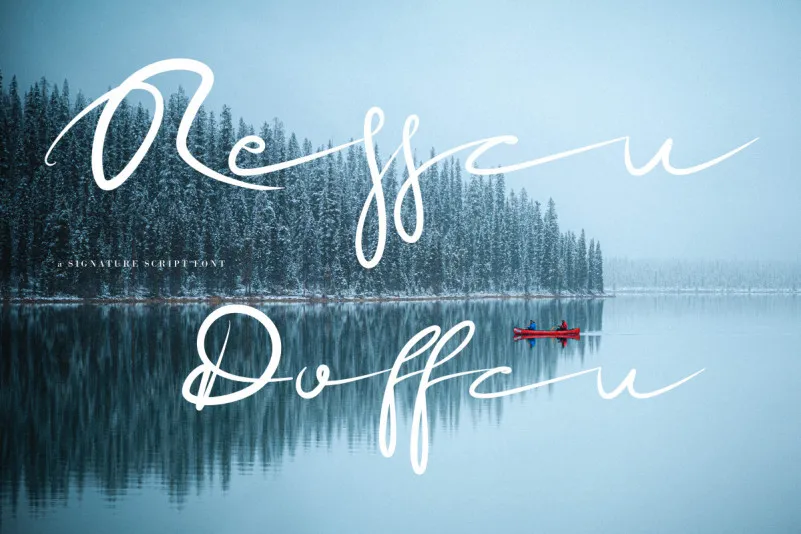 ResscuDoffcu Handwritten Font