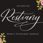 Restiany Script Font
