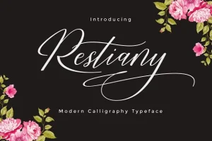 Restiany Script Font