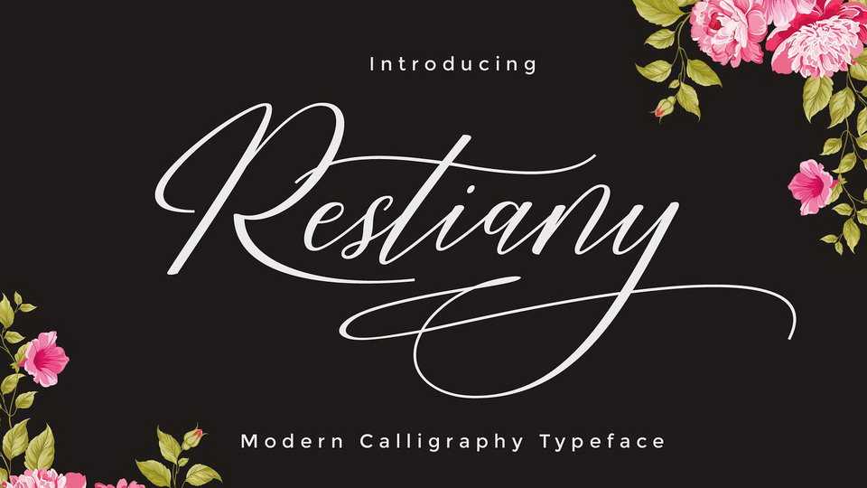 Restiany Script Font › Fontesk