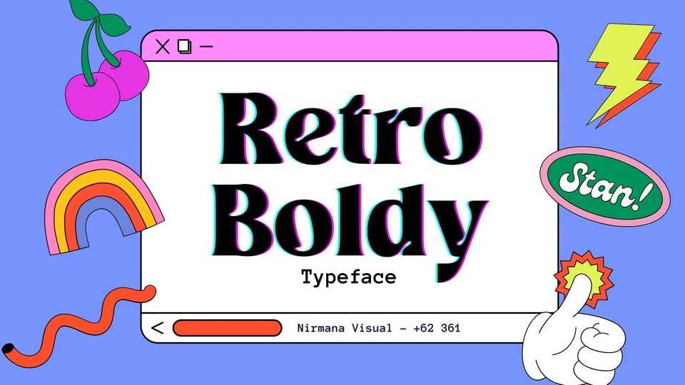 Retro Boldy Font › Fontesk