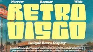 Retro Disco Font › Fontesk
