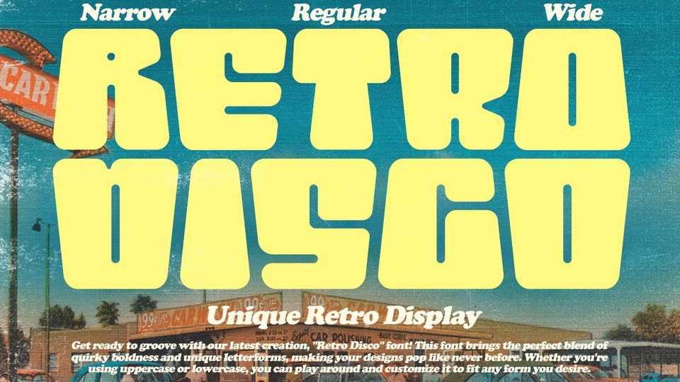Retro Disco Font › Fontesk