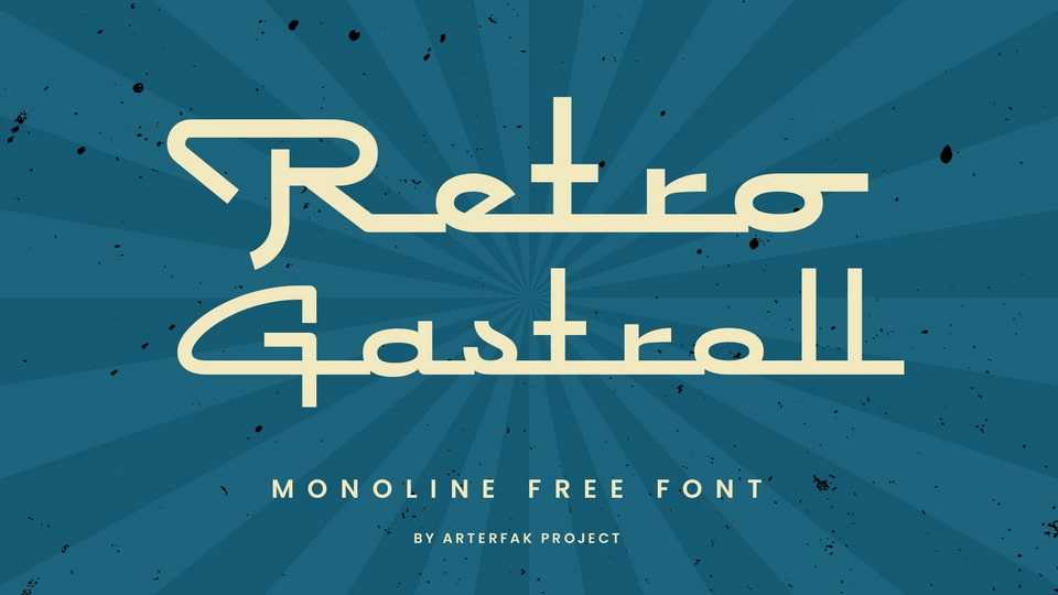 Retro Gastroll Font › Fontesk