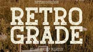Retro Grade Font › Fontesk