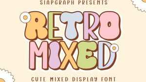 Retro Mixed Font › Fontesk