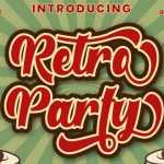 Retro Party Script Font › Fontesk