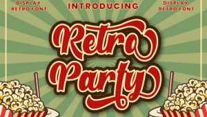 Retro Party Script Font › Fontesk