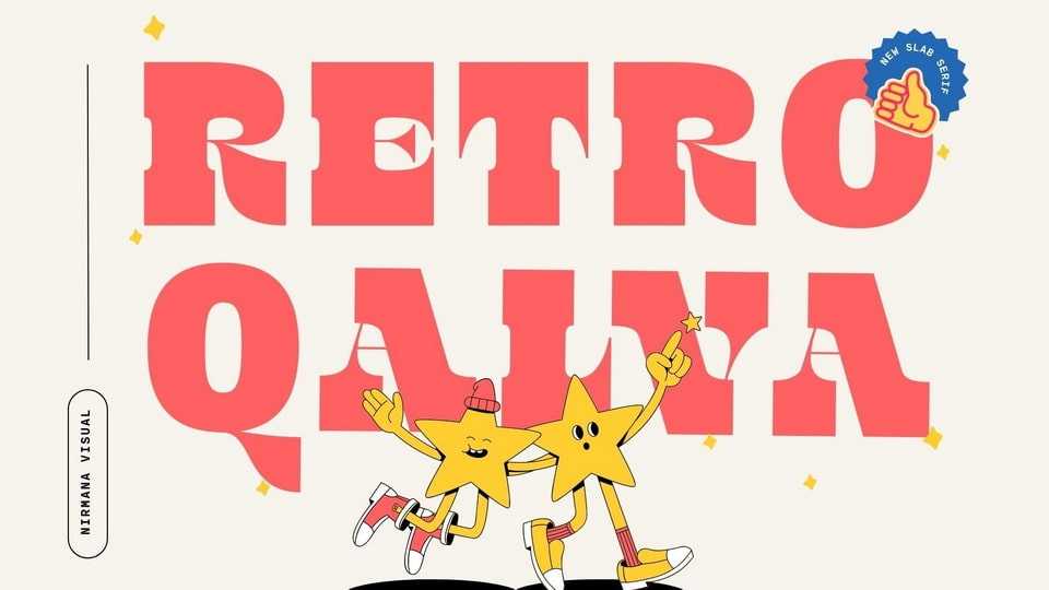 Retro Qalva Font › Fontesk