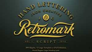 Retromark Script Font › Fontesk