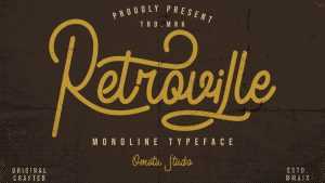 Retroville Monoline Font › Fontesk