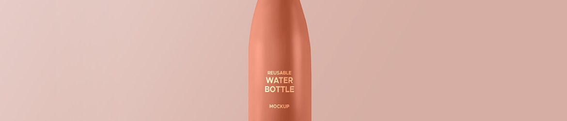 Reusable Water Bottle Mockup