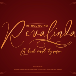 Revalinda Brush Stylist font
