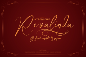 Revalinda Brush Stylist font
