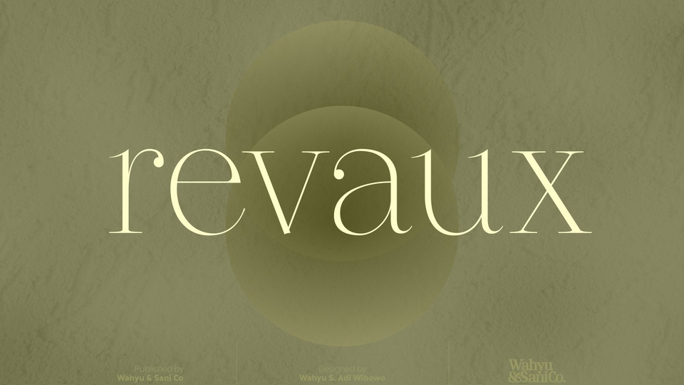 Revaux Font › Fontesk