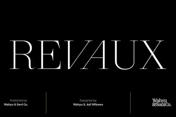 Revaux Serif Font