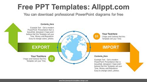 Reverse Arrow Ribbon PowerPoint Diagram