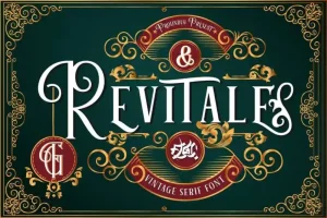 Revitale Display Font