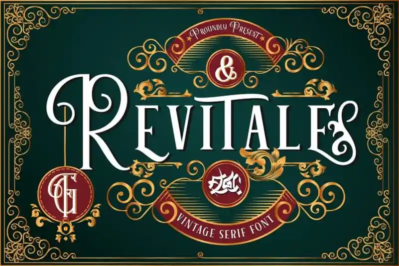Revitale Display Font