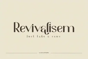 Revivalisem Sans Serif Font