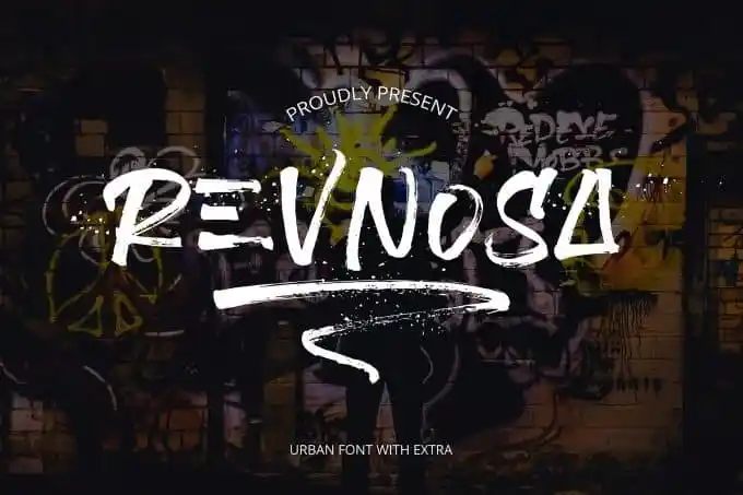 Revnosa Brush Font