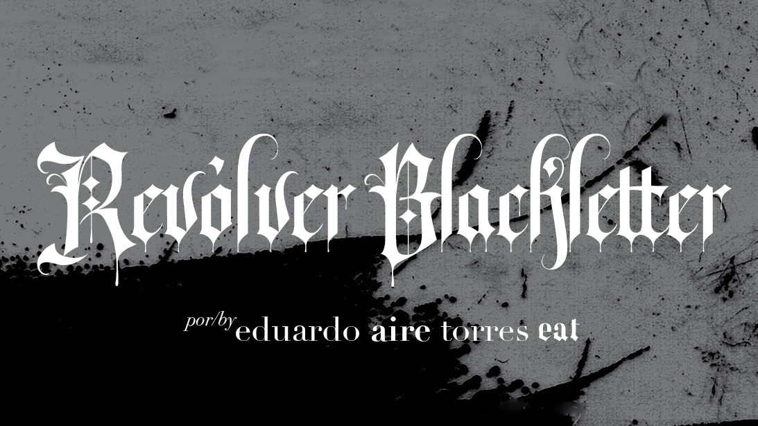 Revolver Blackletter Font › Fontesk
