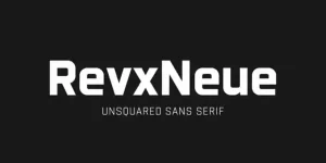 Revx Neue Sans Serif Font Demo