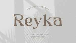 Reyka Font › Fontesk