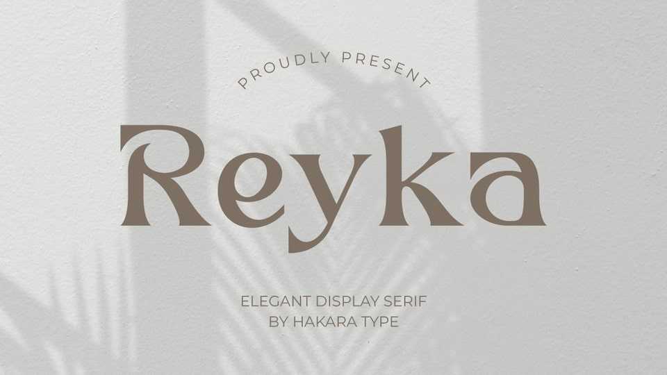 Reyka Font › Fontesk
