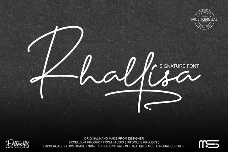 Rhallisa Handwritten Font