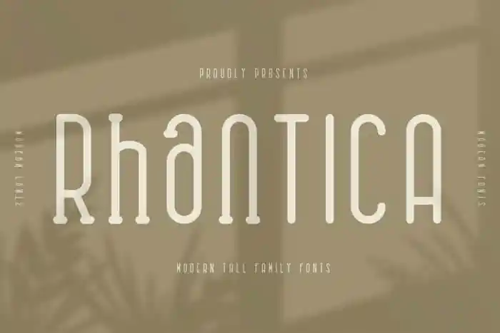 Rhantica Display Font