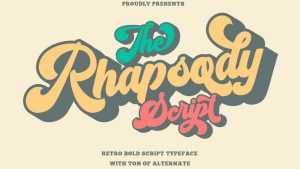Rhapsody Retro Font › Fontesk