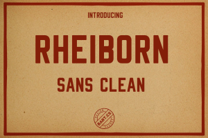 Rheiborn Typeface