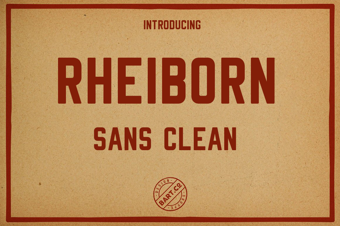 Rheiborn Typeface