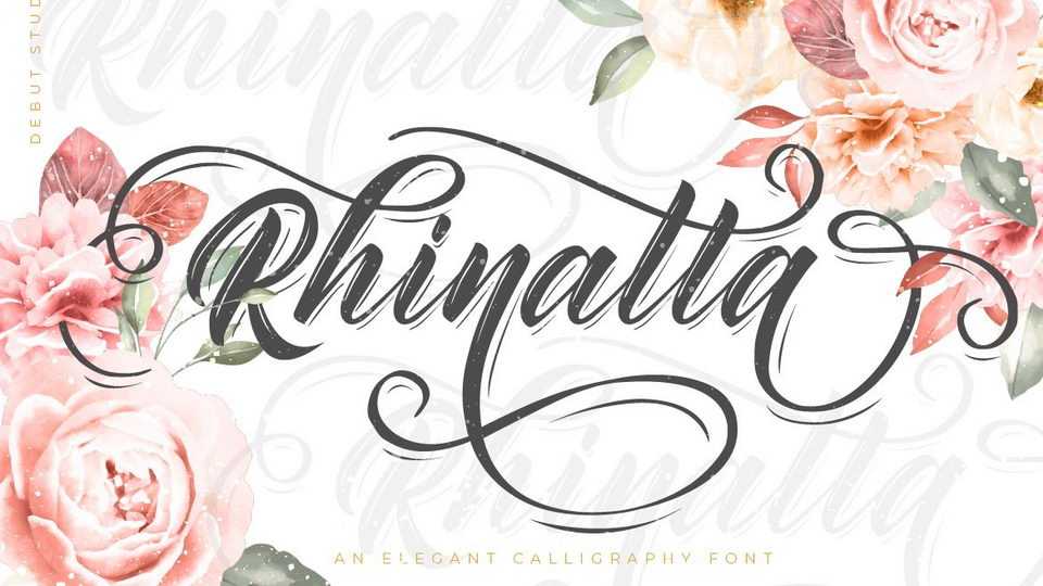 Rhinatta Script Font › Fontesk