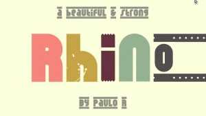 Rhino Font Family › Fontesk