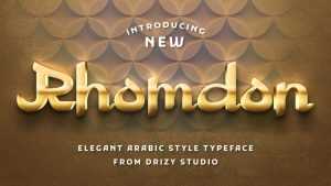 Rhomdon Font › Fontesk