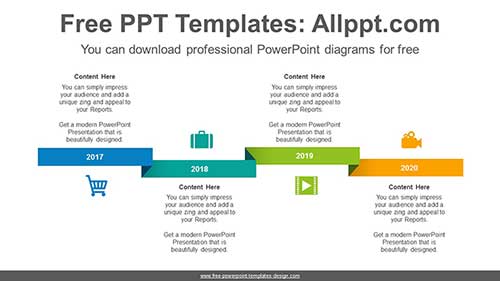 Ribbon Banner PowerPoint Diagram