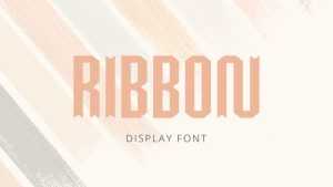 Ribbon Font › Fontesk