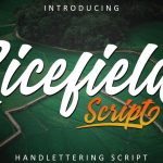 Ricefield Script › Fontesk
