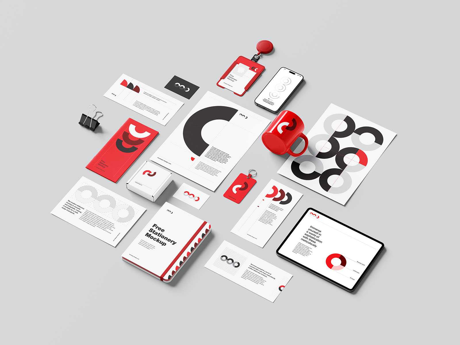 Rich stationery mockup