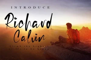 Richard Calvin Script Font