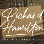 Richard Hamilton Handwritten Font