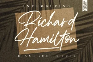 Richard Hamilton Handwritten Font