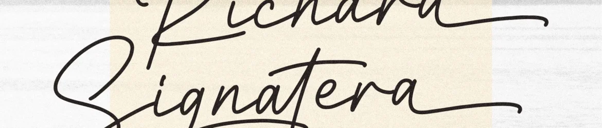 Richard Signatera Font