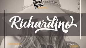 Richardine Script Font › Fontesk